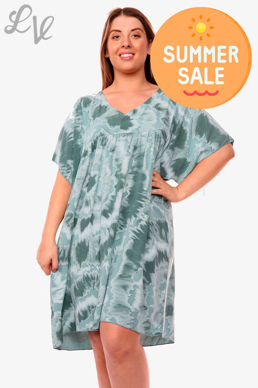 Dames Tie-Dye Shiftjurk Tiffany Eenheidsprijs WAS €14,99 NU €6,99