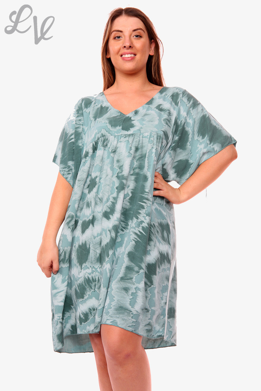 Ladies Tie Dye Shift Dress Tiffany Unit Price WAS £14.99 NOW £6.99