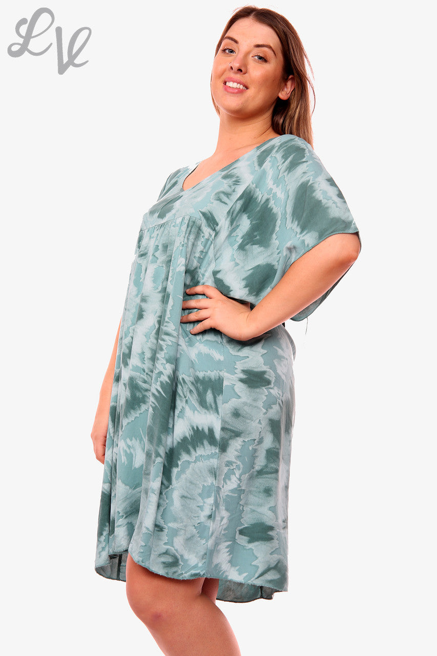 Ladies Tie Dye Shift Dress Tiffany Unit Price WAS £14.99 NOW £6.99