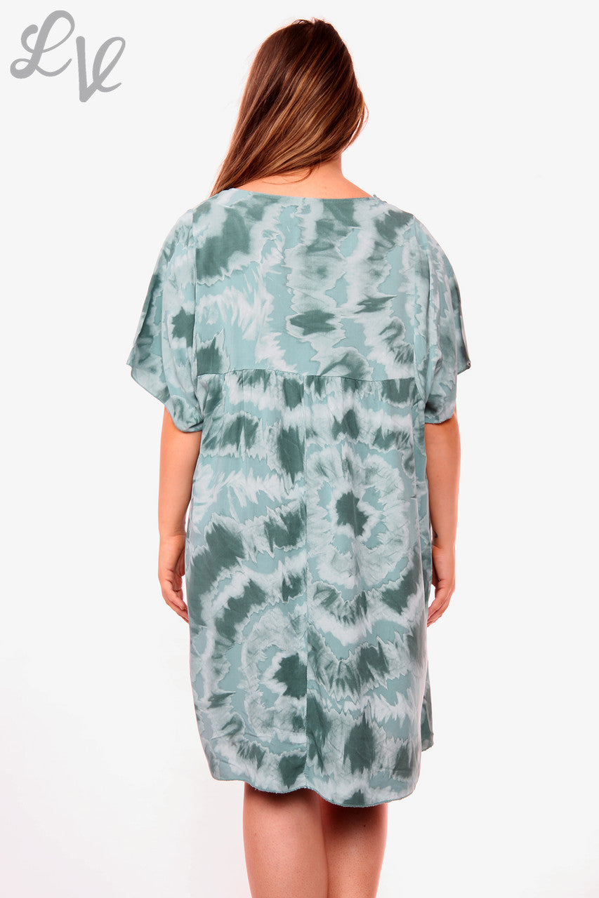 Ladies Tie Dye Shift Dress Tiffany Unit Price WAS £14.99 NOW £6.99