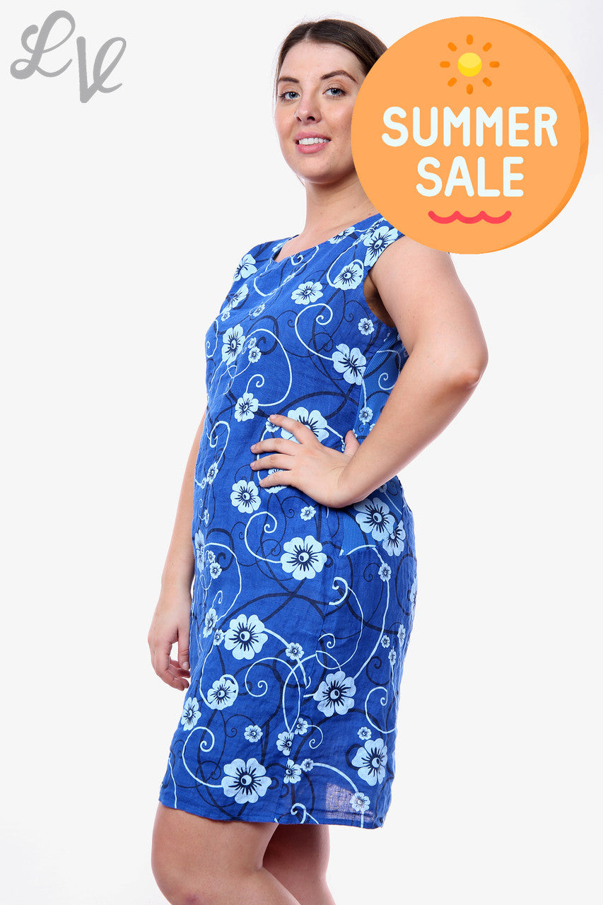 Damesjurk Bloem & Krul Koningsblauw Prijs WAS €14,99 NU €8,99