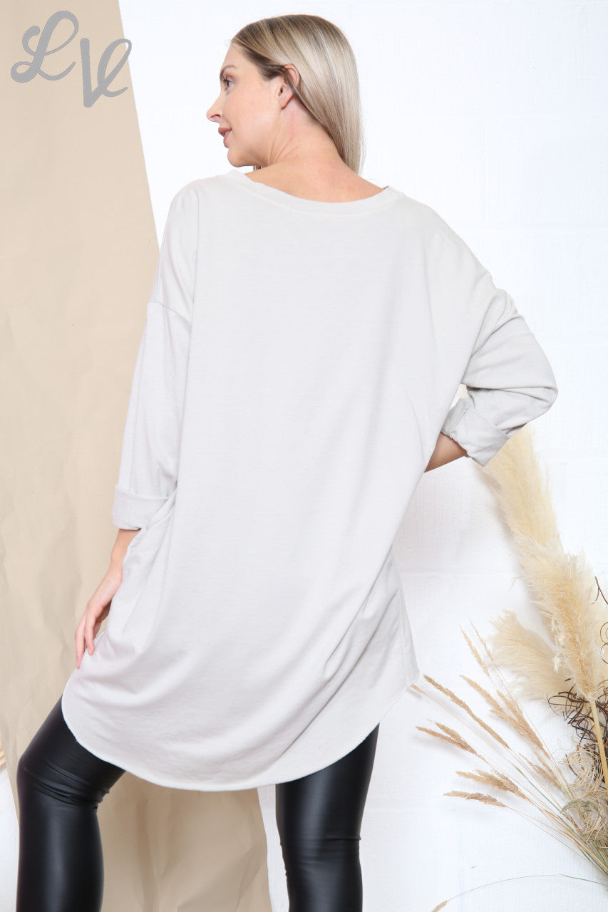 Dames Pailletten Ster Drops Tuniek Top Steen Eenheidsprijs £12.99