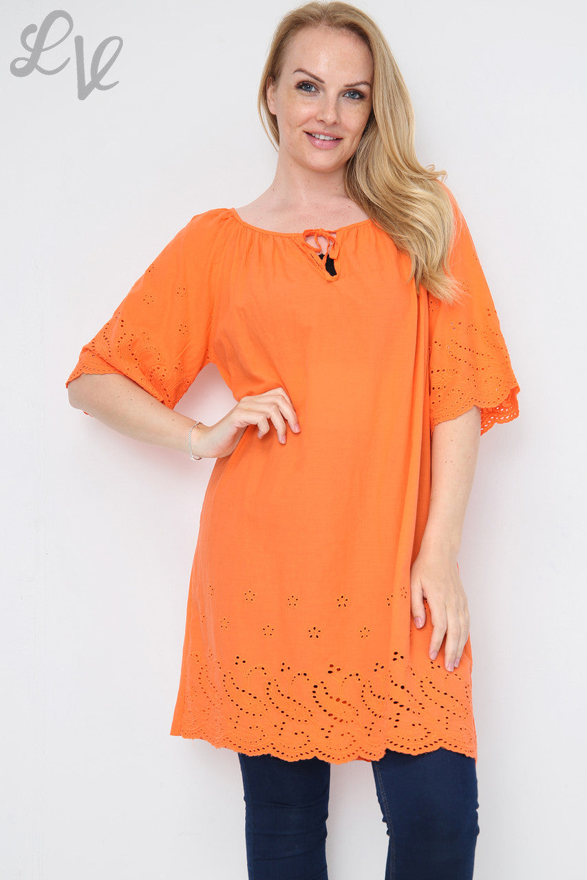 Damesjurk Gypsy-stijl Oranje Eenheidsprijs €8,99