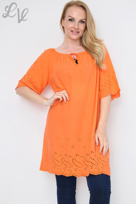 Damesjurk Gypsy-stijl Oranje Eenheidsprijs €8,99