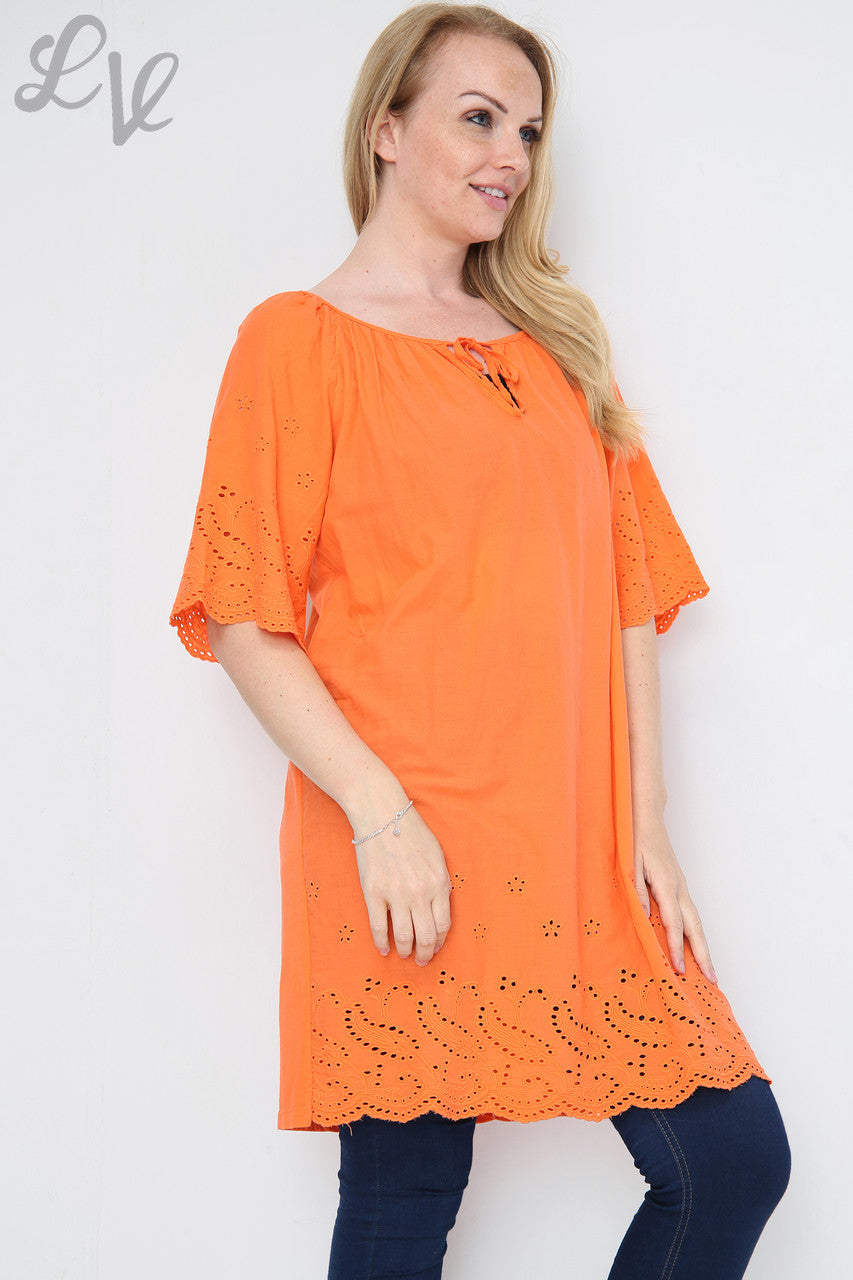 Damesjurk Gypsy-stijl Oranje Eenheidsprijs €8,99