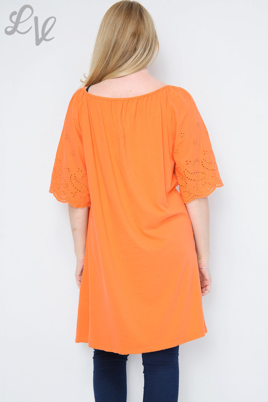 Damesjurk Gypsy-stijl Oranje Eenheidsprijs €8,99