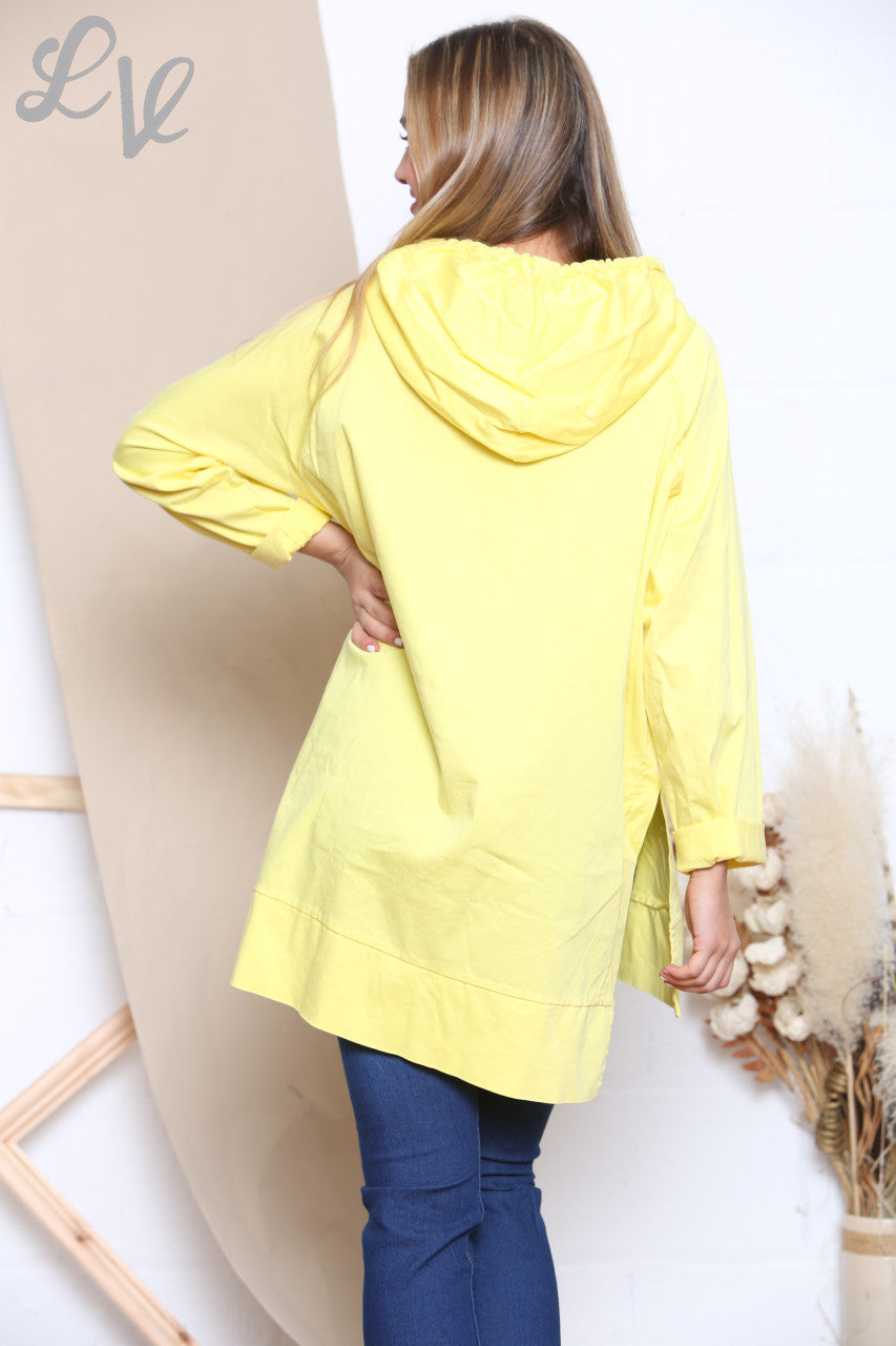 Dameshoody met rits Lemon
