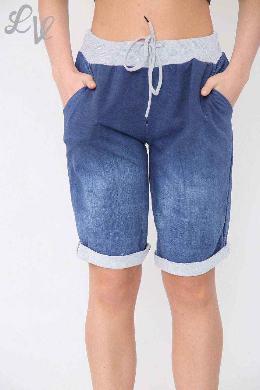 Ladies Shorts - Denim