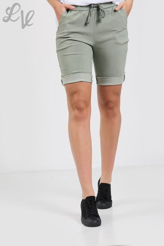 Dames Magic Shorts Kaki Maat 2
