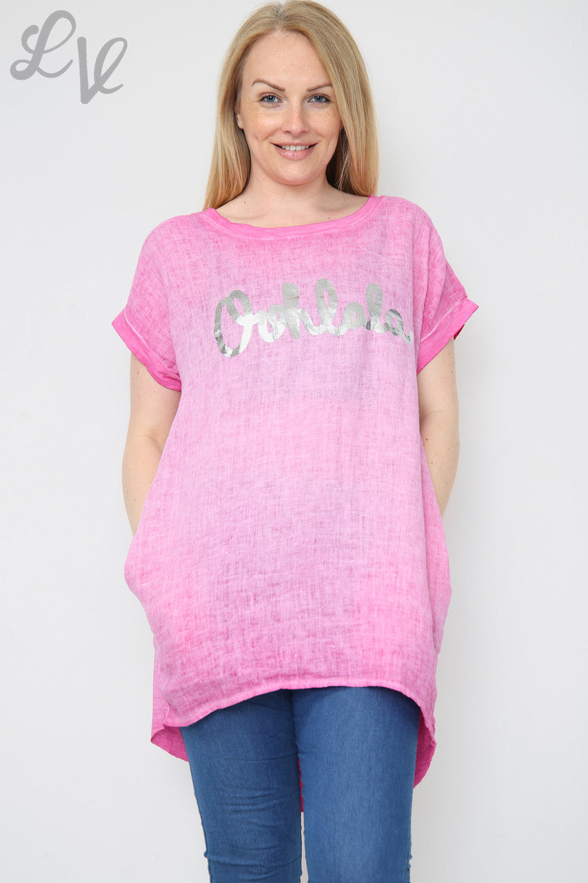 Dames Ooh La La Folie Top Cerise Stukprijs € 8,99