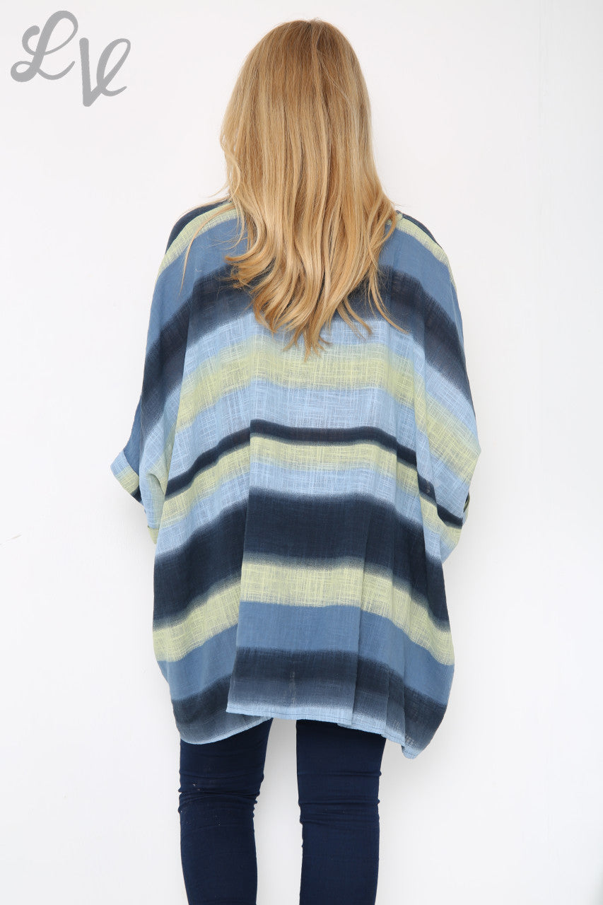 Ladies Ombre Colourful Batwing Top Denim Unit Price £10.99