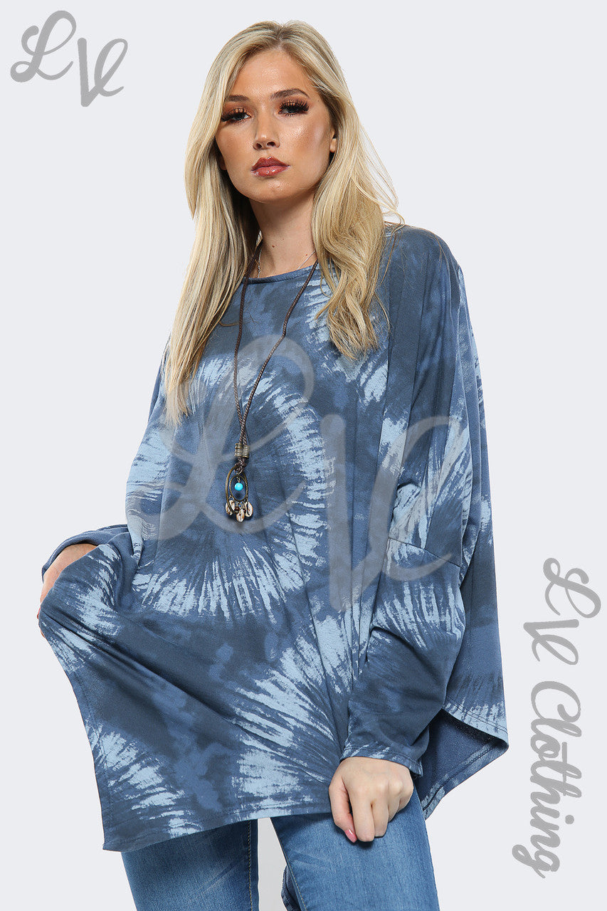 Dames Acid Wash V-Hals Top Denim - Stukprijs €8,99