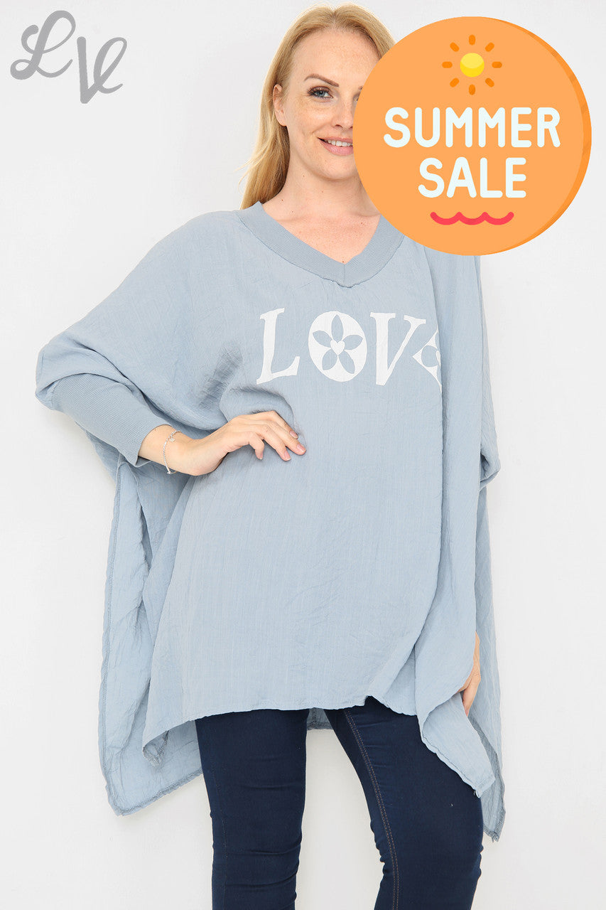 Dames Batwing Top Spijkerstof Eenheidsprijs WAS €9.99 NU €5.99
