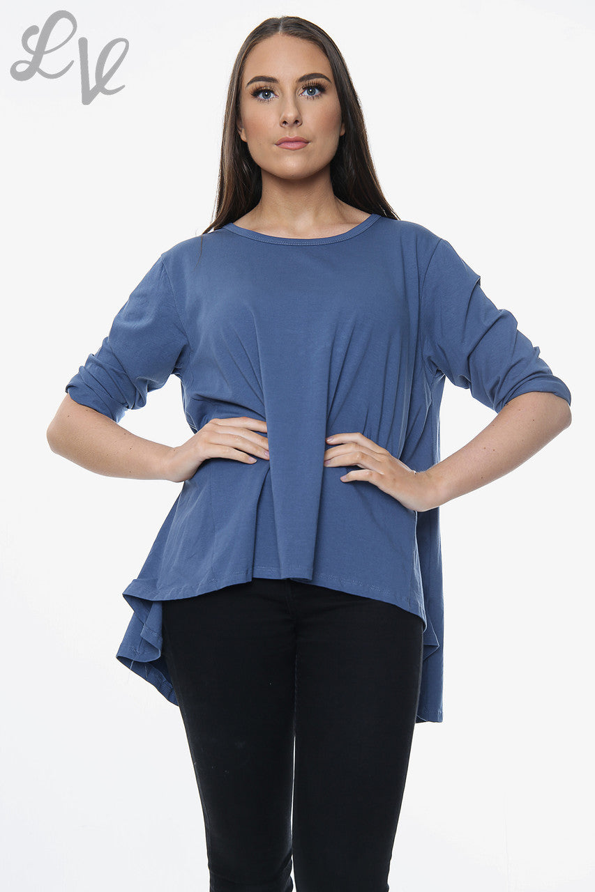 Dames Effen Swing Top Jeans Stukprijs € 9,99