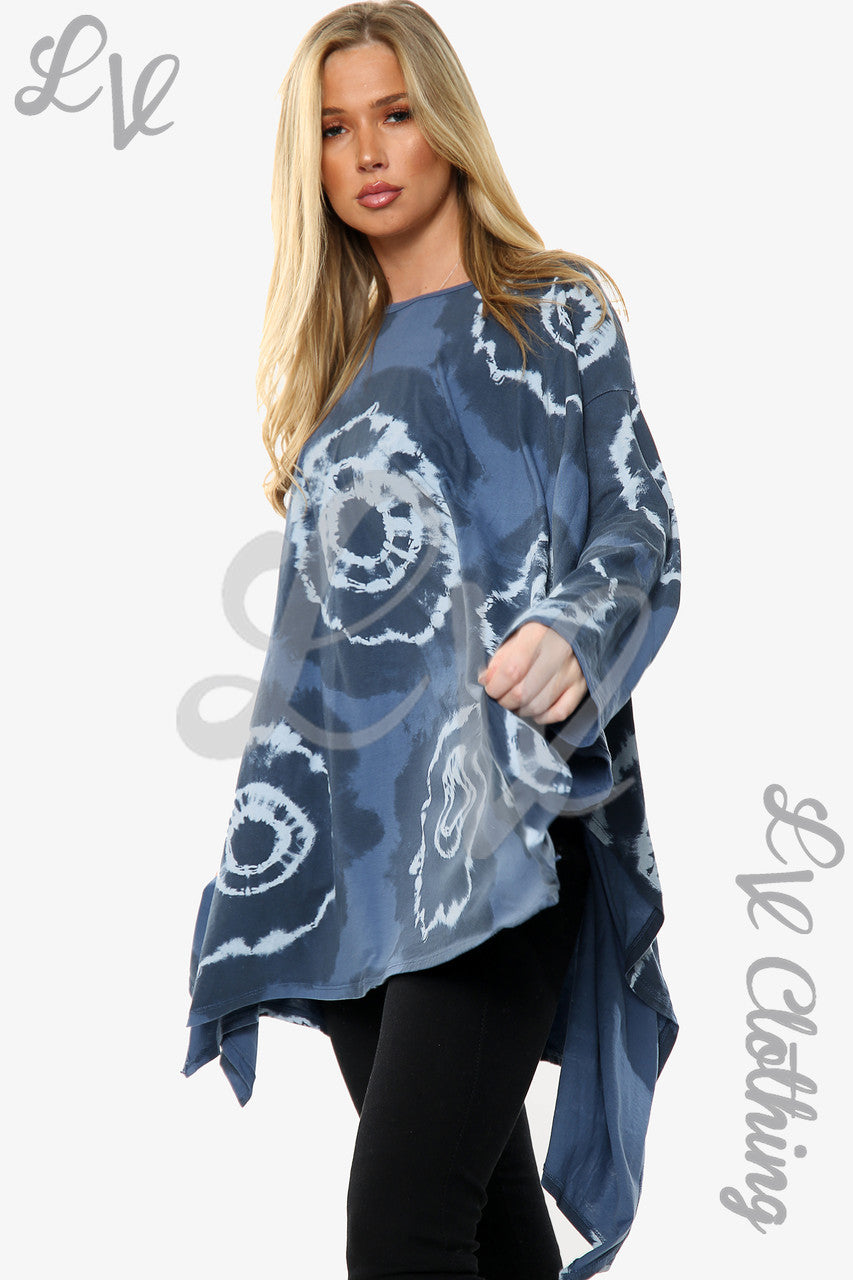 Dames Fossil bedrukte sweatshirt Top Denim Eenheidsprijs €15,99