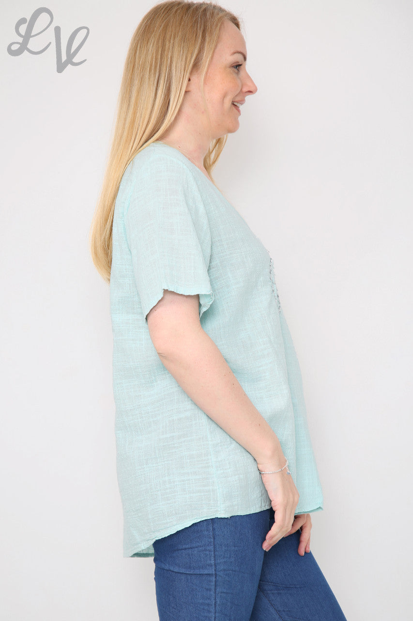 Dames Fiets Sequin Top Muntstuk Per stukprijs €8,99