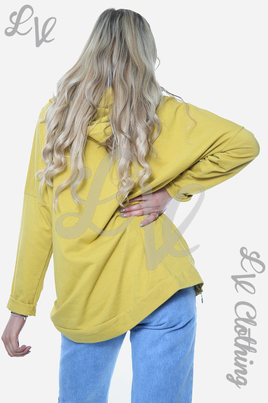Dames Dimate Star Hoodie Mosterd Stukprijs € 13,99