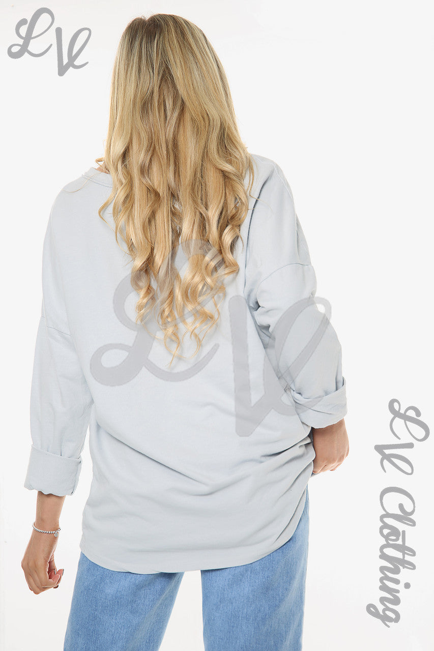 Ladies Stars In Star Top Silver Unit Price £13.99