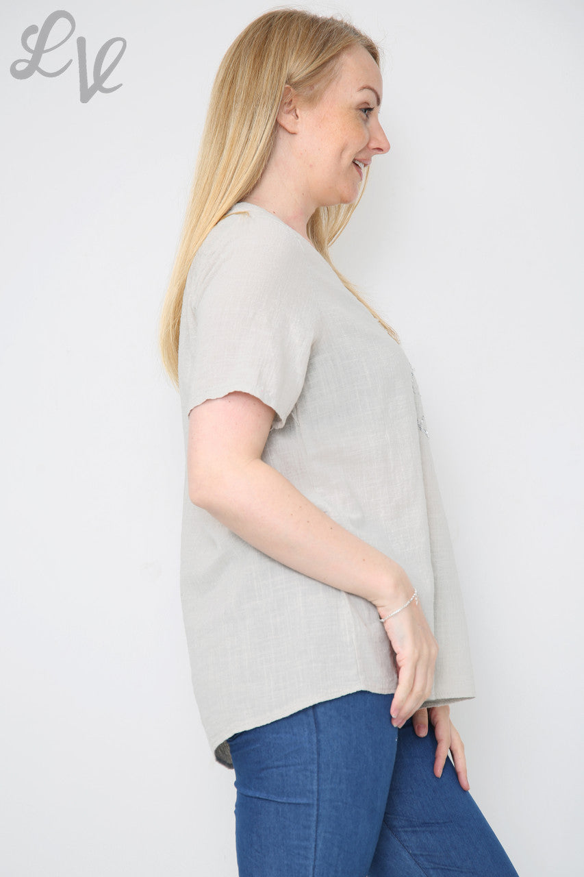 Damesfiets Sequin Top Stone Stukprijs € 8,99