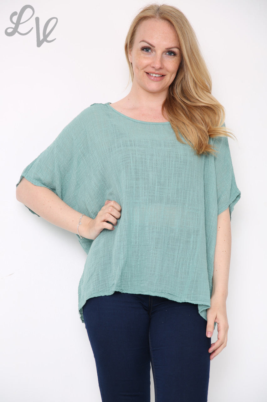 Dames gehaakte top met open rug Tiffany