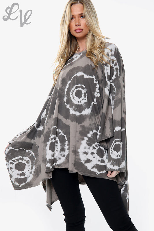 Ladies Fossil Print Sweatshirt Top Taupe Unit Price £15.99
