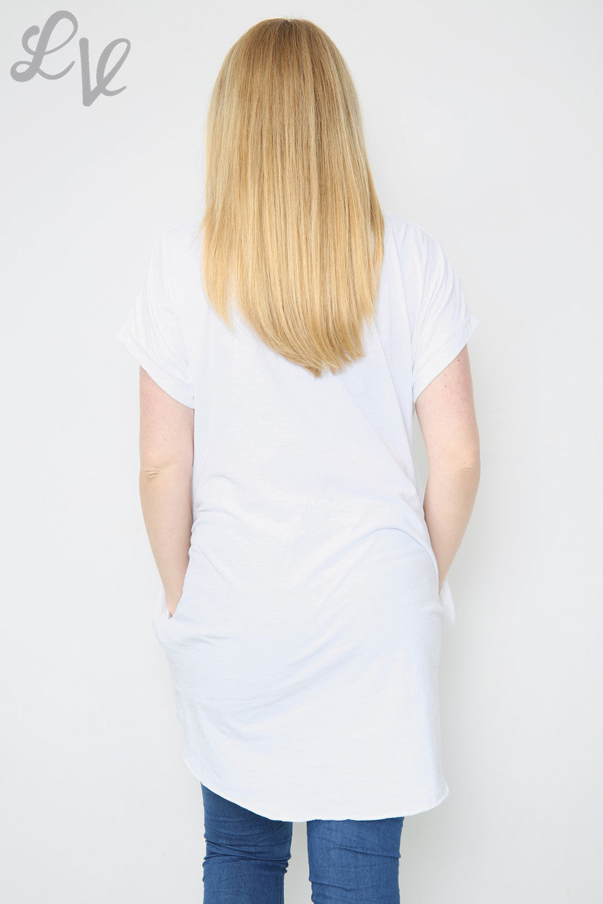 Dames Ooh La La Folie Top Wit Stukprijs €8,99
