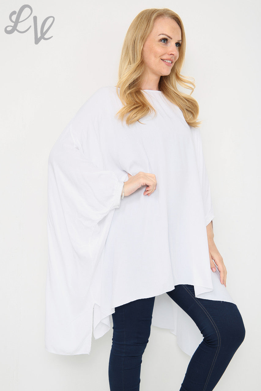 Dames Vlinder Mouw Top Wit Stukprijs € 8,99