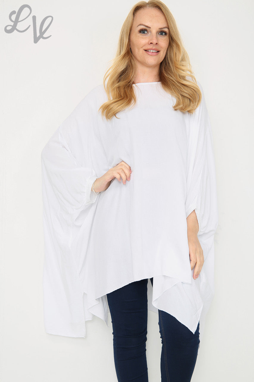 Dames Vlinder Mouw Top Wit Stukprijs € 8,99