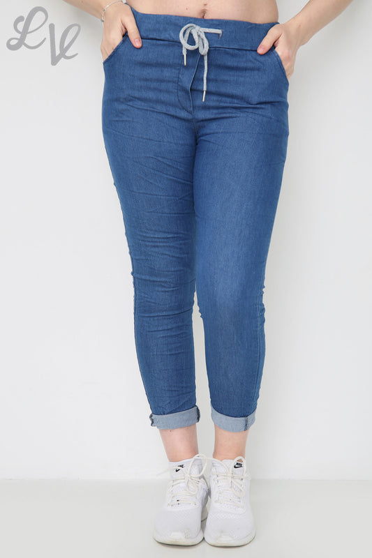 Damesjeans Look Magic Trousers Denim Prijs per stuk € 9,99