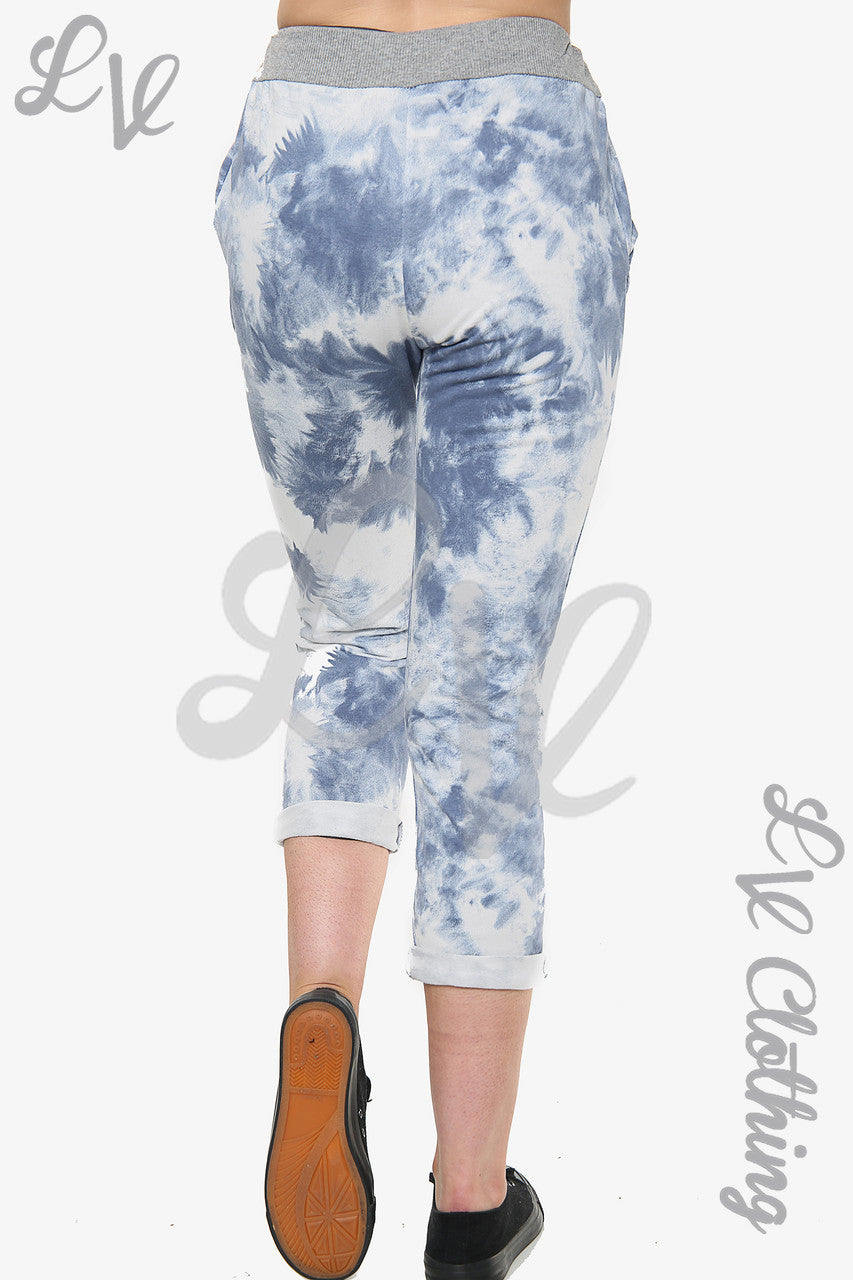 Ladies Tie Dye Jogging Pants Trouser Denim - Unit Price £6.99