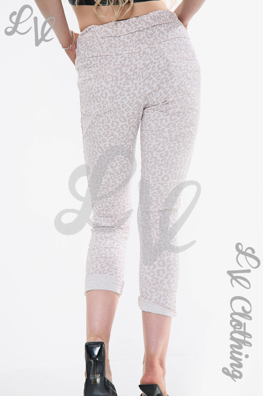 Dames Legerprint Glitter Zijpaneel Wonderbroek Stoffig Roze Stukprijs WAS £14,99 NU £7,49