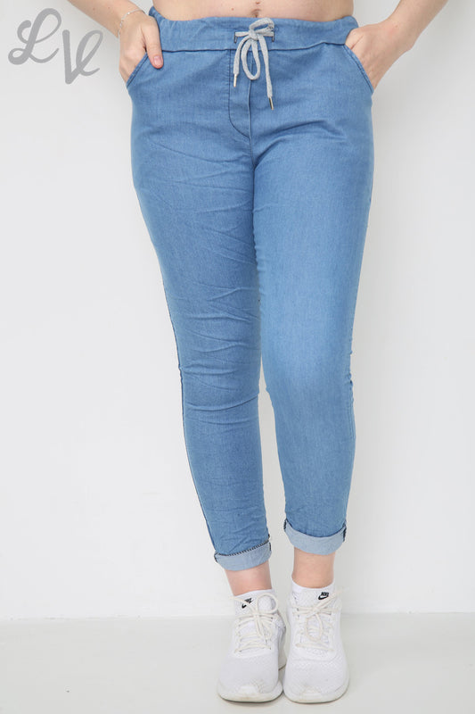 Damesjeans Look Magic Broek Lichtblauw Stuksprijs £ 9,99