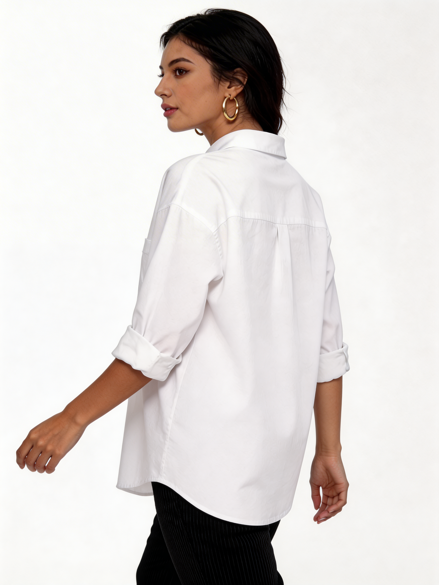 Klassiek Oversized Wit Overhemd - Wit