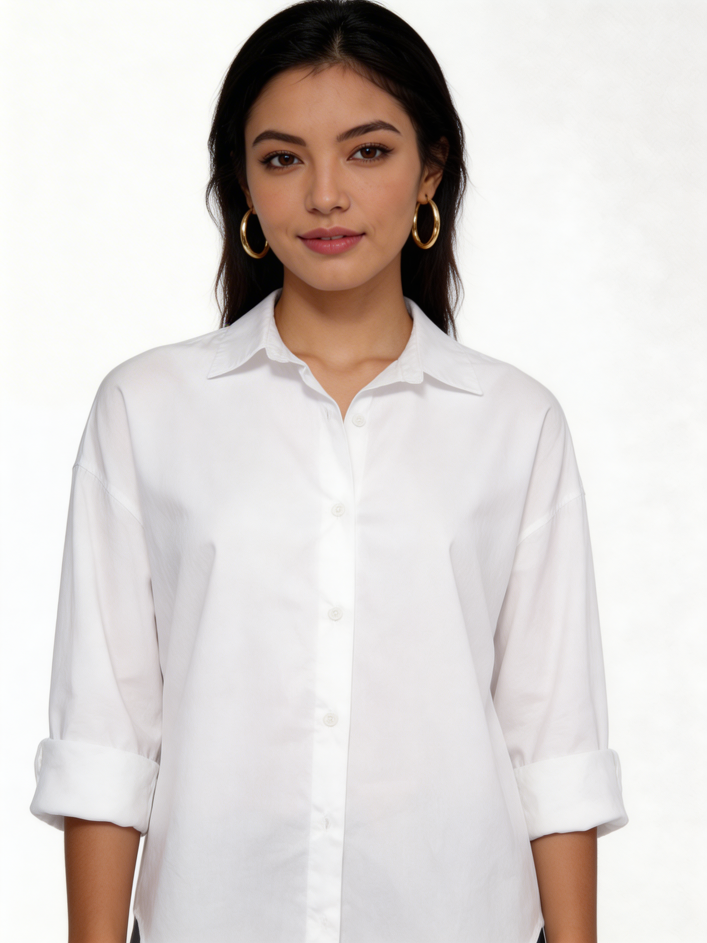 Klassiek Oversized Wit Overhemd - Wit
