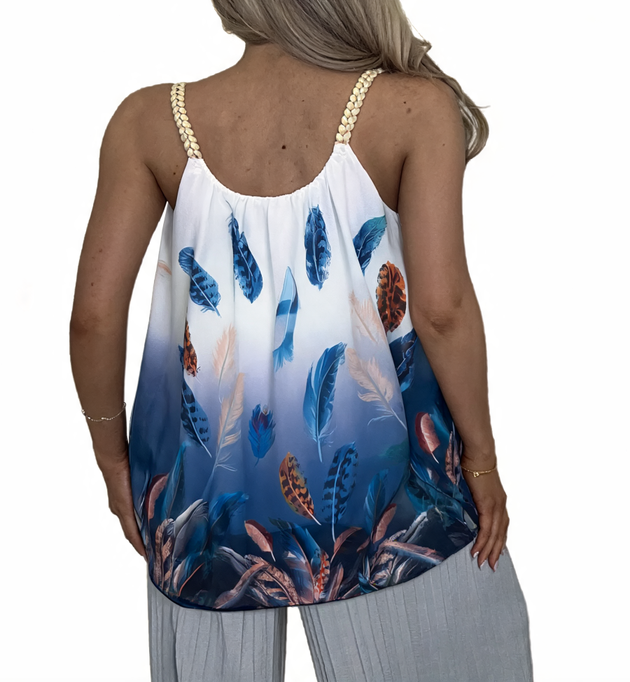 Azure Bloom Verfraaide Gelaagde Smockjurk - Roze