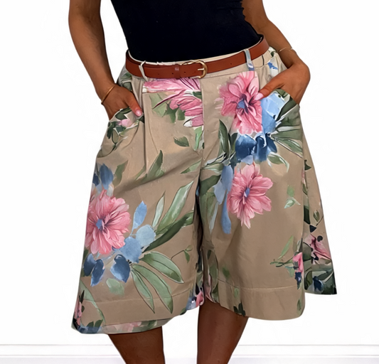 Azure Bloom Verfraaide Gelaagde Smockjurk - Roze