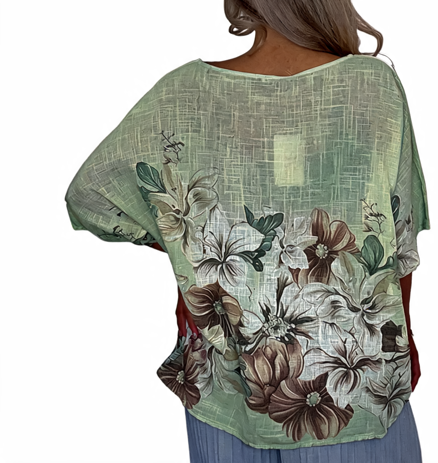 Azure Bloom Verfraaide Gelaagde Smockjurk - Roze