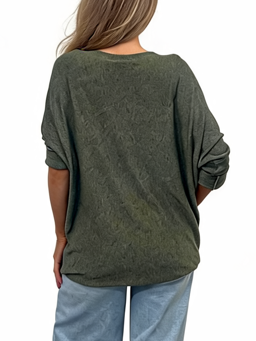 Leopard Print Bow Graphic Relaxed Batwing Sleeve Tee with Feather and Bead Detail