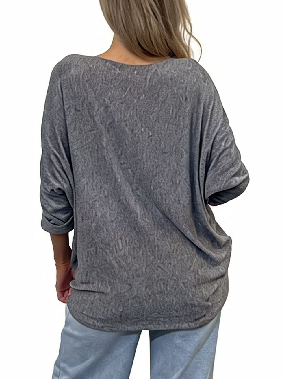 Leopard Print Bow Graphic Relaxed Batwing Sleeve Tee with Feather and Bead Detail