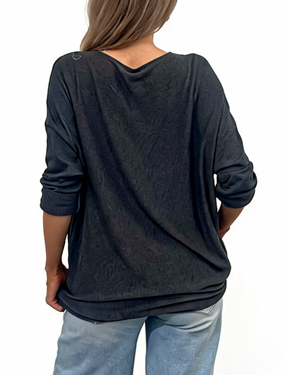 Leopard Print Bow Graphic Relaxed Batwing Sleeve Tee with Feather and Bead Detail
