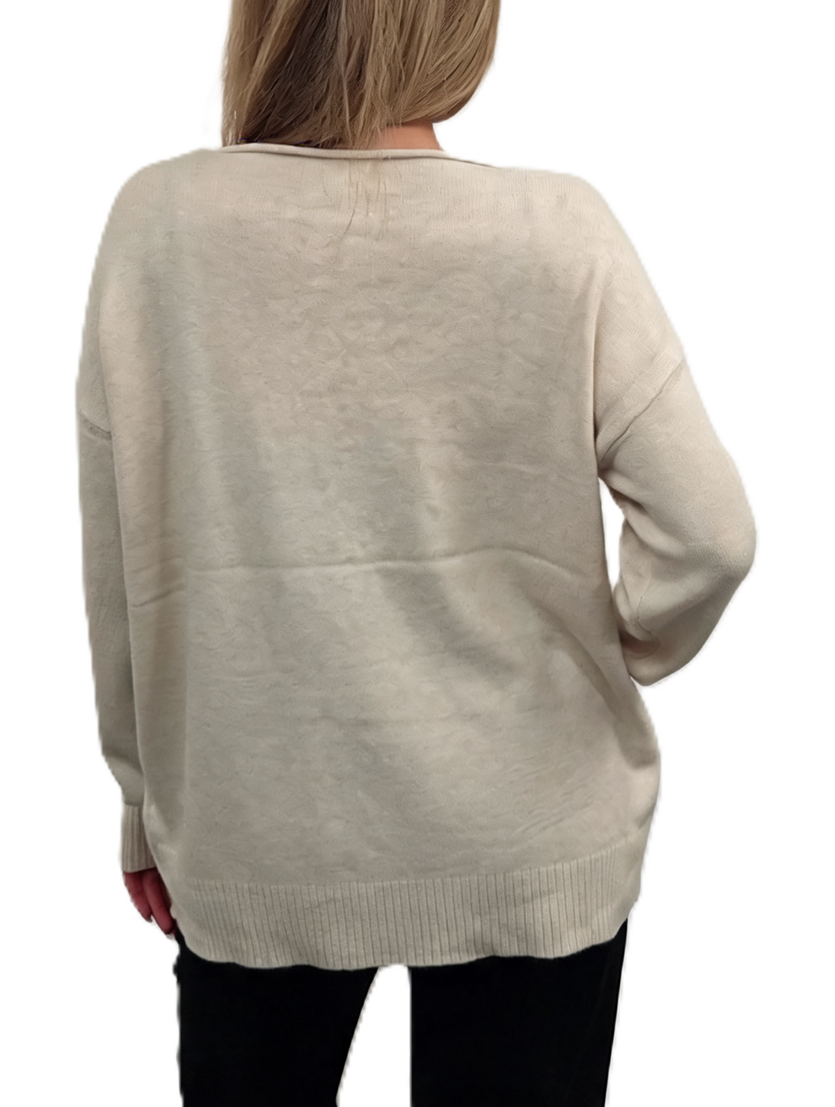 3D Floral Embroidered Jumper