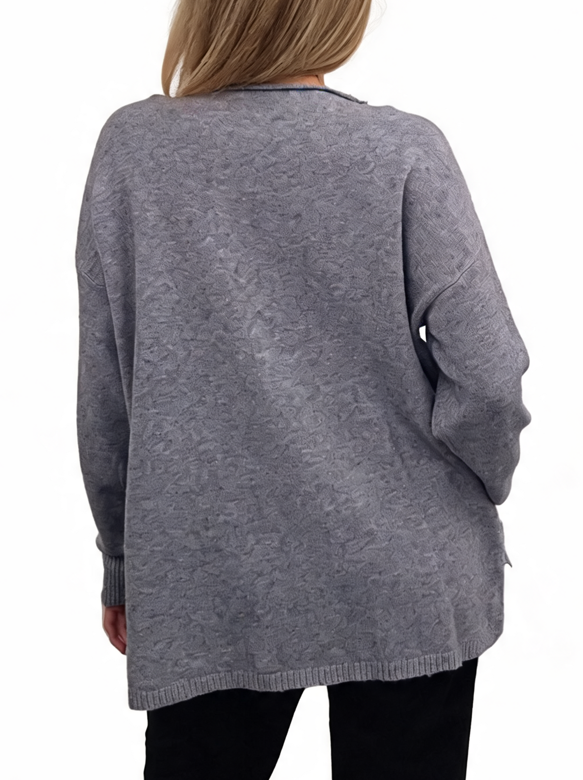 Embroidered Circular Detail & Scalloped Hem